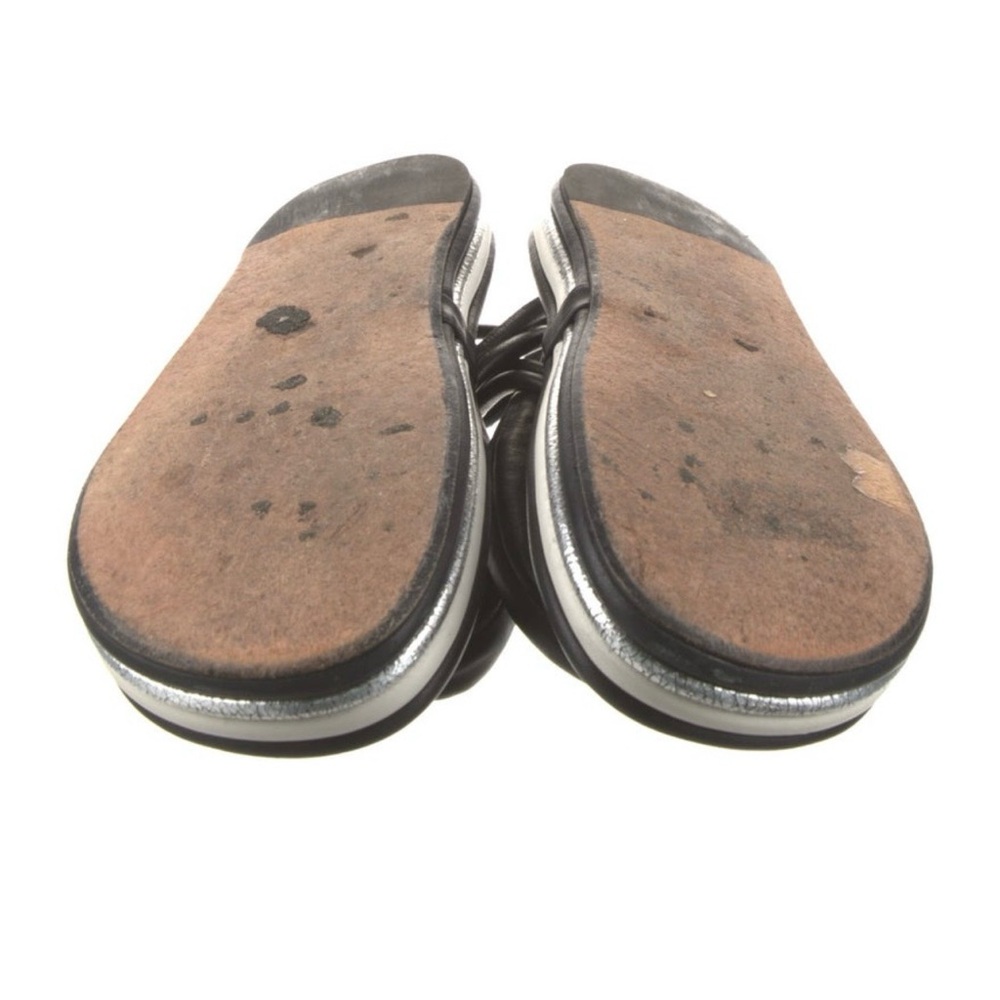 Isabel Marant Black Leather Thong Sandals | Size 9 | Designer Minimal Slide - Picture 4 of 4